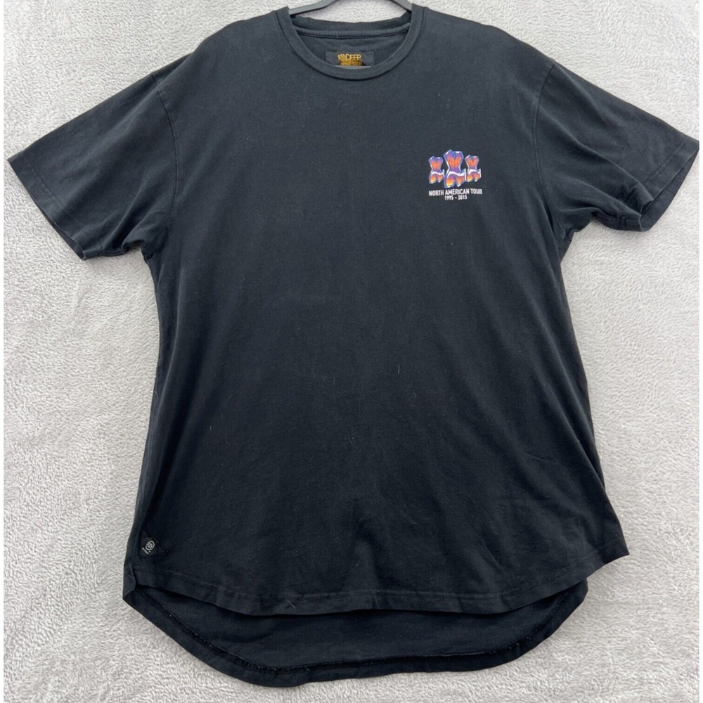 10 Deep Shirt Men's XL Triple X North American Tour Black Tee Short Sleeve